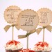 Winnie the Pooh Cupcake Toppers / Food Picks Baby Shower Birthday Party