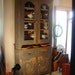 2 PC.19th Century Blue Corner Cupboard REDUCED Greatly