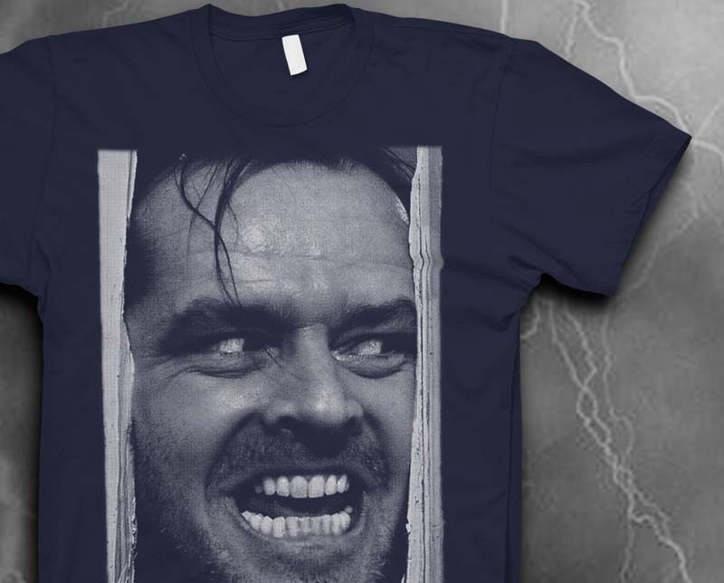 Jack Nicholson t-shirt American Apparel The Shining tshirt Mens tshirt