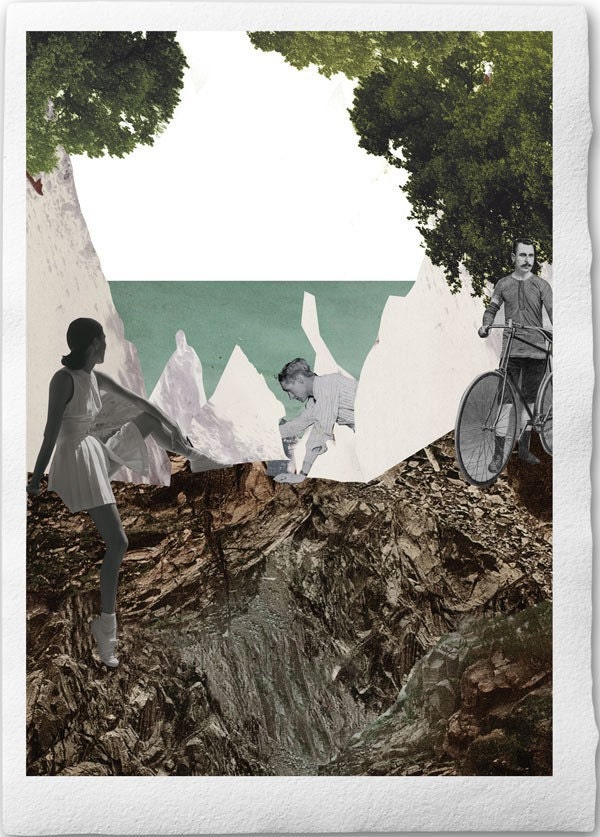I know this place, Print on Handmade Watercolor Paper