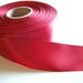 RESERVED FOR NANAJUSTBANANAS Ruby Red Double-Faced Satin Ribbon 1 1/2 inches wide