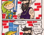 Townsfolk Problems, With Link - 5x7 print