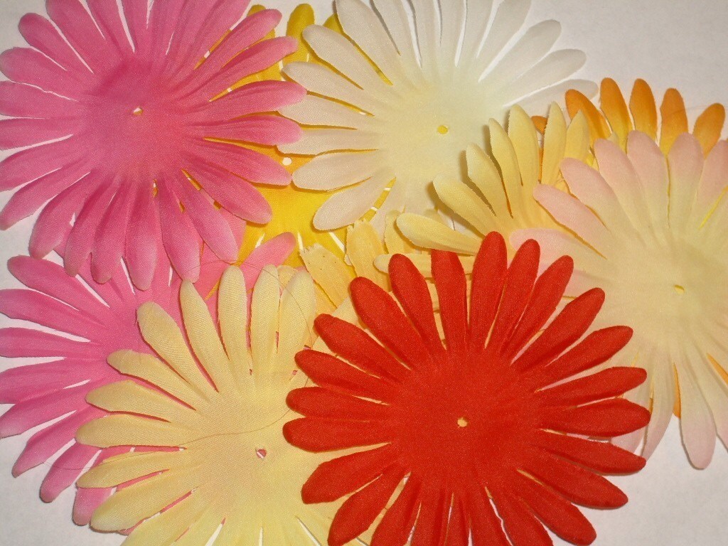 Silk Flowers For Card Making