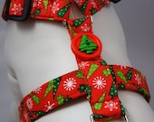 Dog Harness - Christmas Trees