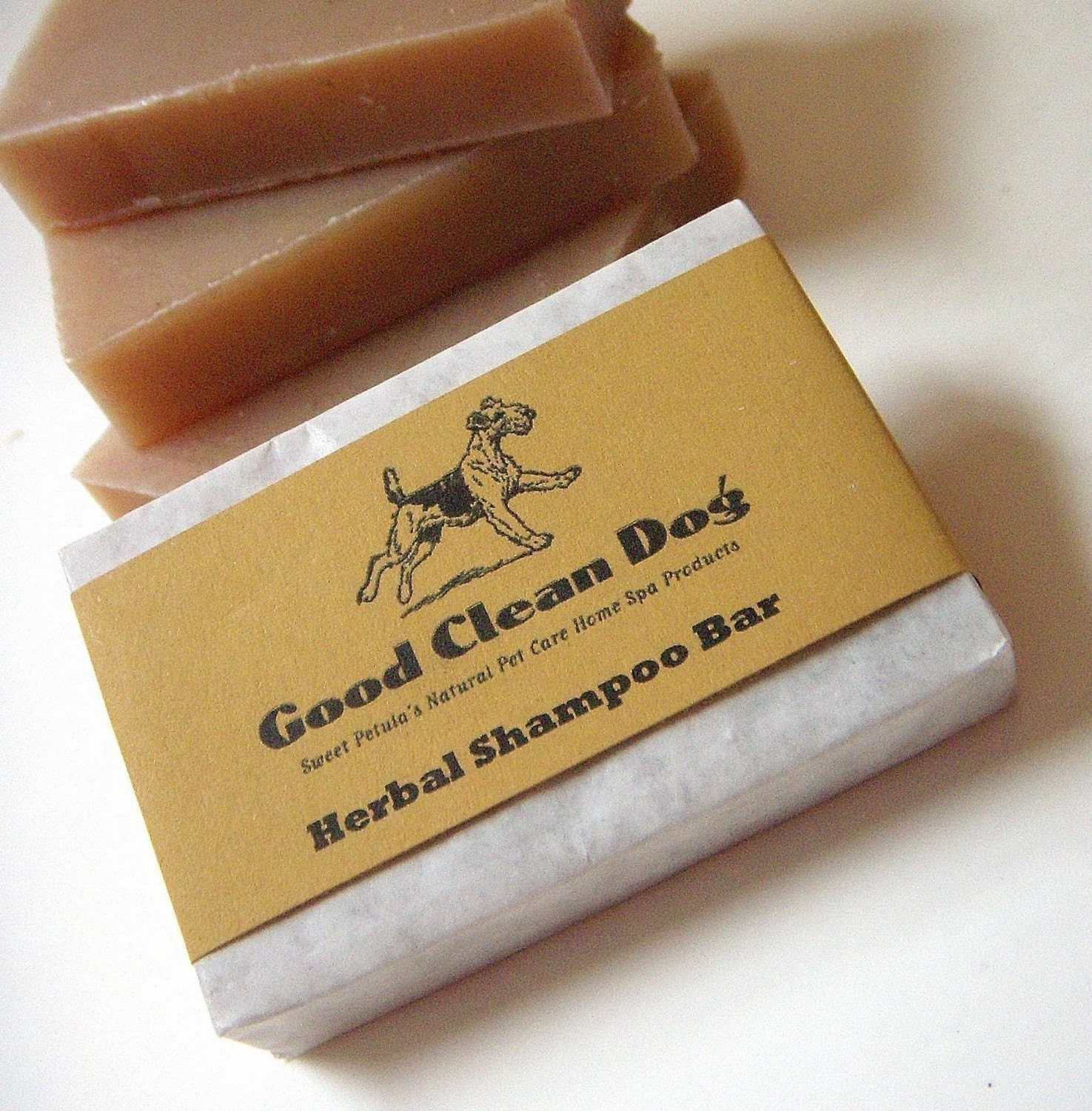 Good Clean Dog Shampoo Bar....One Sample Sized Bar...enough for ONE Bath