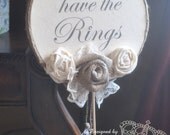 I have the rings double sided ring bearer wedding sign Il_170x135