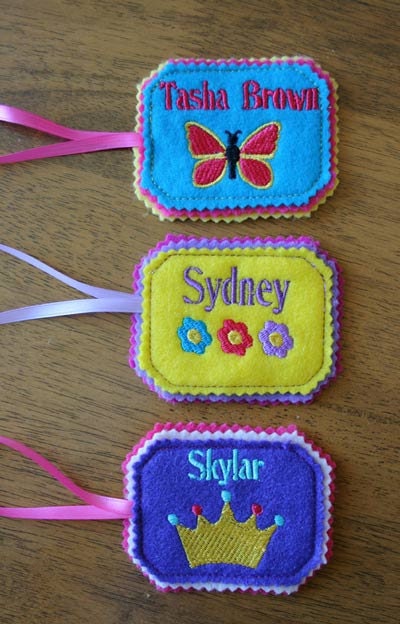Personalized Backpack Tags