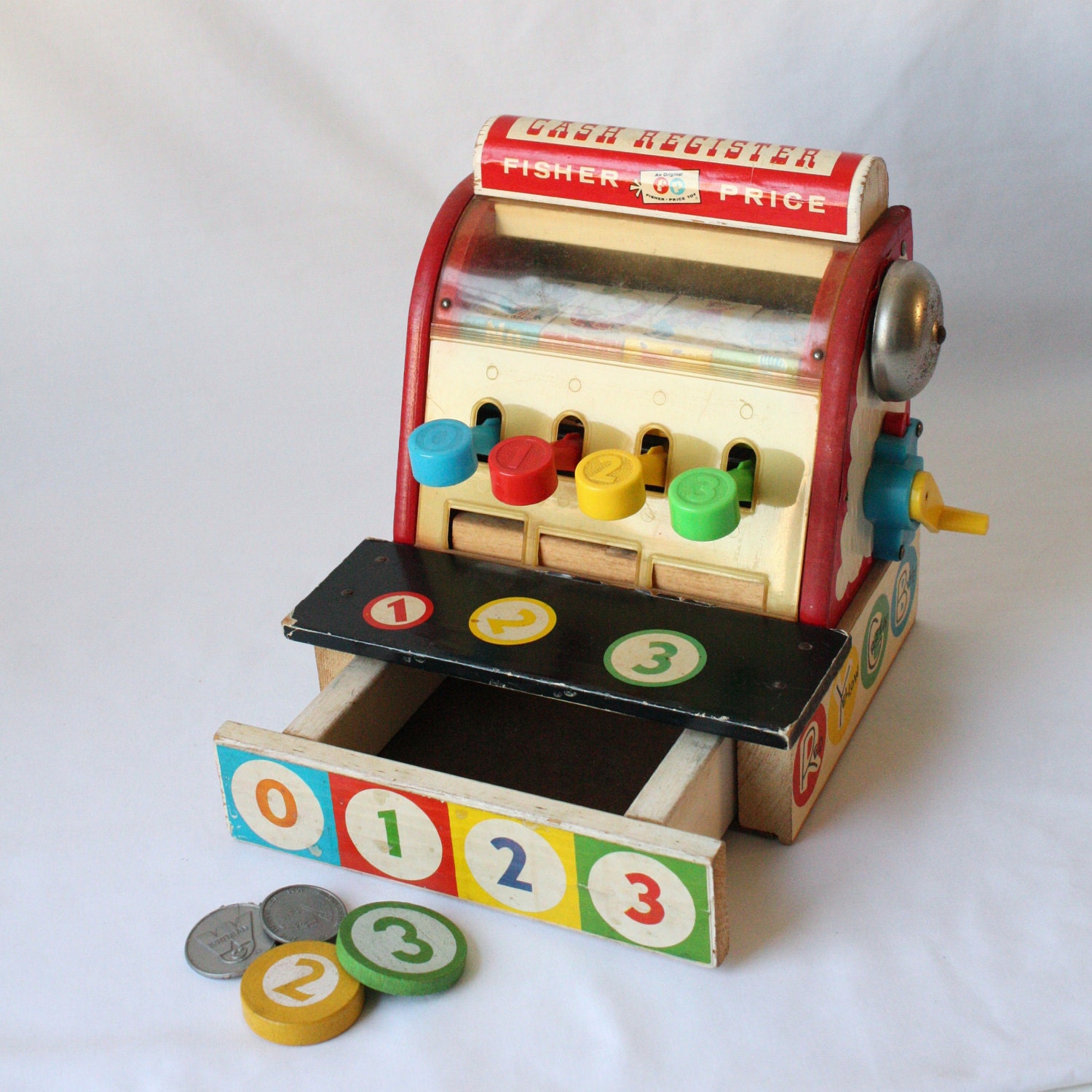 Fisher Price Cash Register Toy 972 by OneCozyNest on Etsy