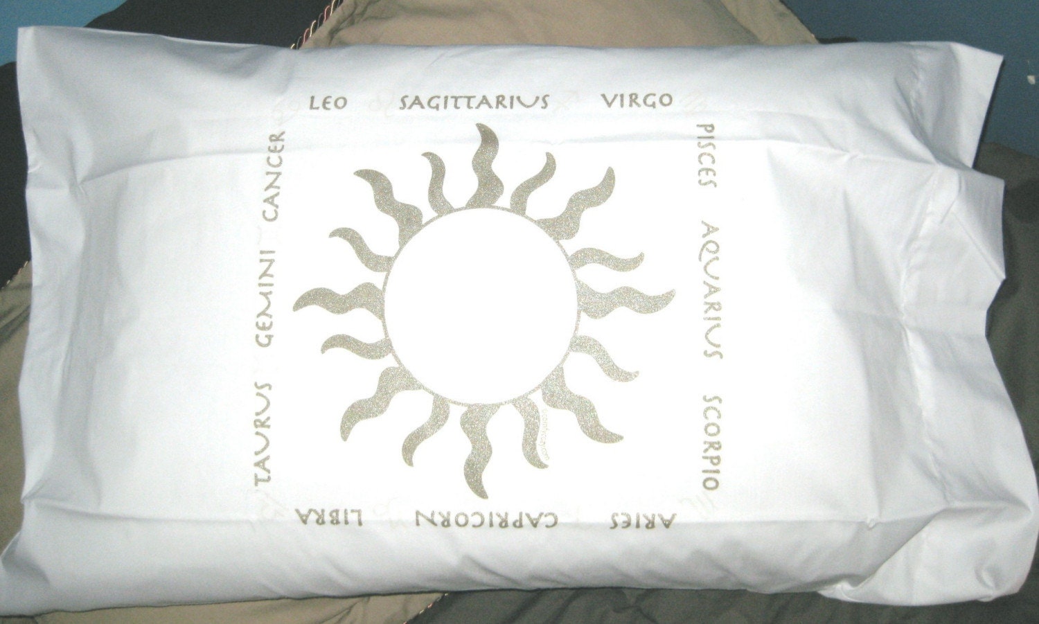 Zodiac Glow in the Dark Pillowcase. Il_170x135