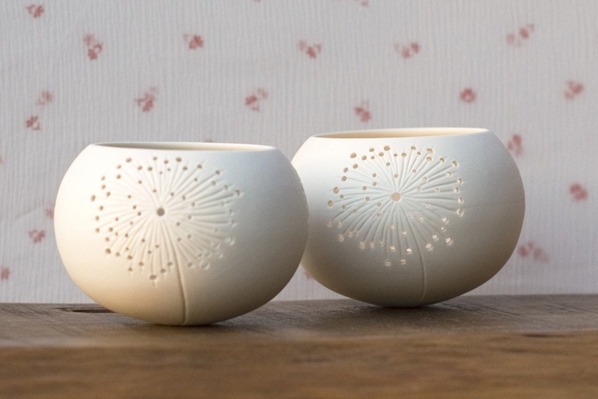 Porcelain Tea light Delight N.5. Design by Wapa Studio.