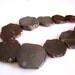 1/2 Strand---Garnet Natural Crystal Slice Nuggets