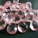 1/2 Strand----Orchid Pink Quartz Faceted Pear Briolettes