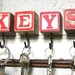 Red Block Key Rack