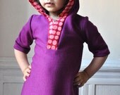 My hoodie dress - PDF pattern- 18m to 5T- Easy sewing