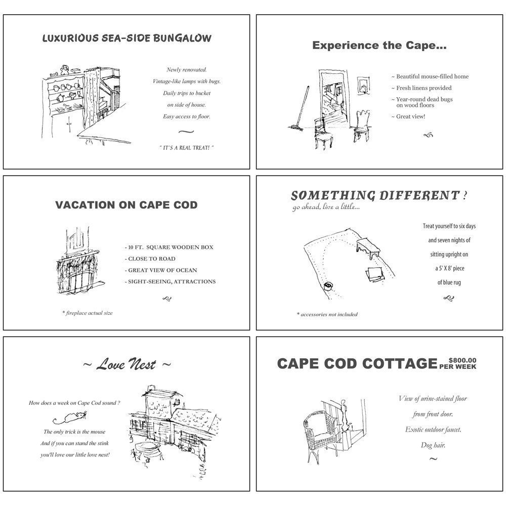 Postcards - Set of 6