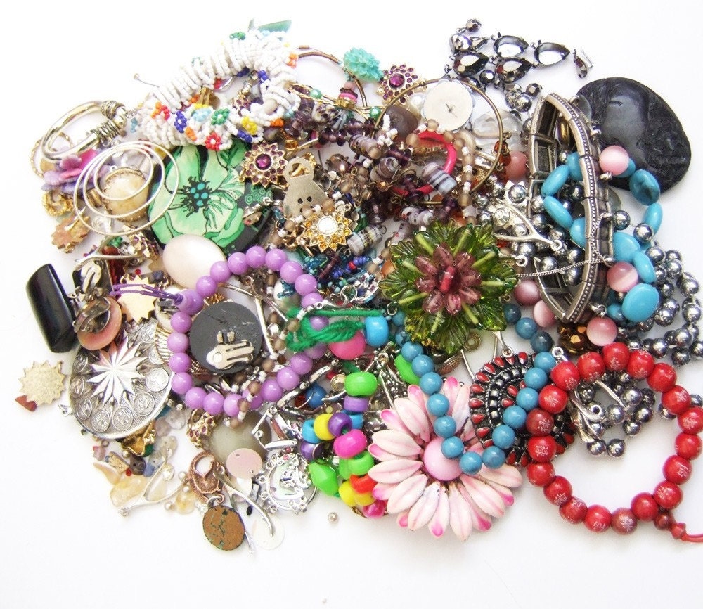 jewelry for recycling, huge pile