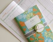Printable Calendar and Matching Gift Tags ( PDF Blank Inside Booklet) - Vintage Floral One