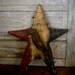 Primitive Americana Summer Large Star with Crow Hanging. WOW
