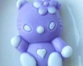 Hello Kitty Soap - Hello Kitty - Purple Soap - Raspberry Soap - Soap for girls - Kids Soap - Cat Soap