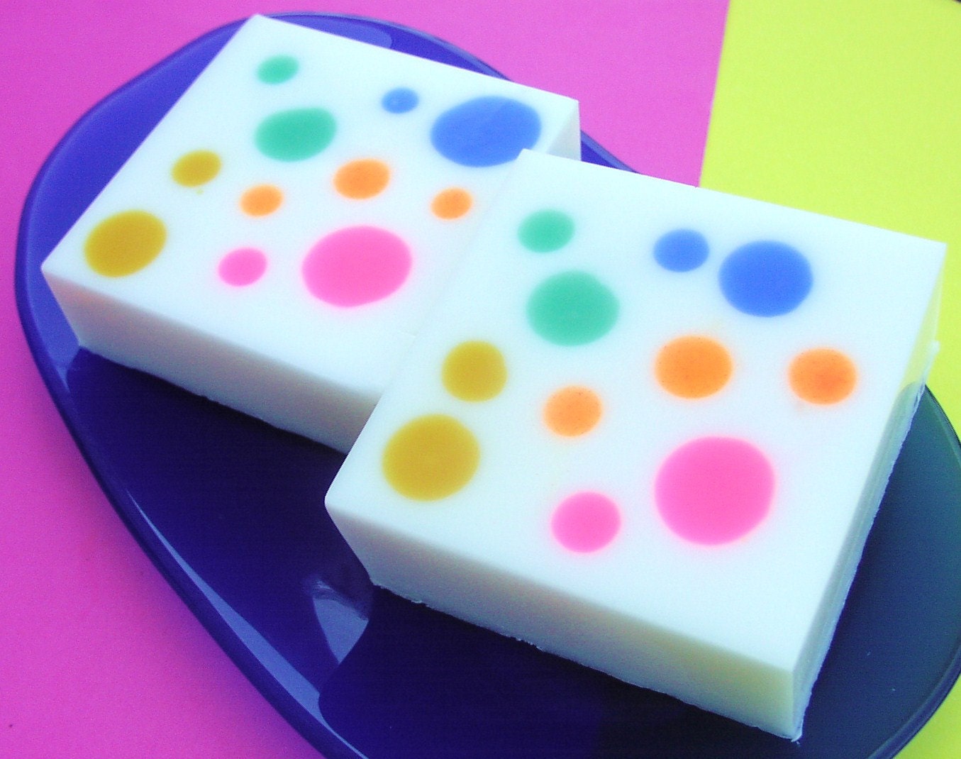 Soap - Goodie Goodie Gumdrop Soap - Rainbow Polka Dots - NEW