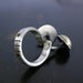 Double Pod Ring sterling silver brass