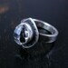 Little Herkimer Diamond ring sterling silver crystal quartz