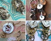 3 Month Earring of the Month Club Subscription - Steampunk Romantic Noir
