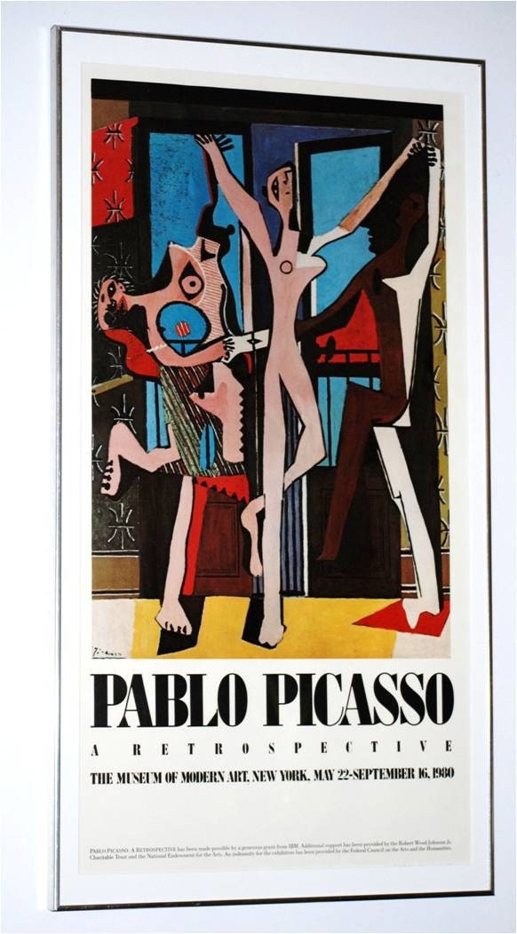 Picasso Exhibition Poster by CrescentCityConnect on Etsy
