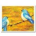 Blue Birds on a Wire Art Print 8X10 Fresh Finds Cute
