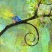 Sunshine Wall Art - Tree Large Print 13X19 Bluebird Couple