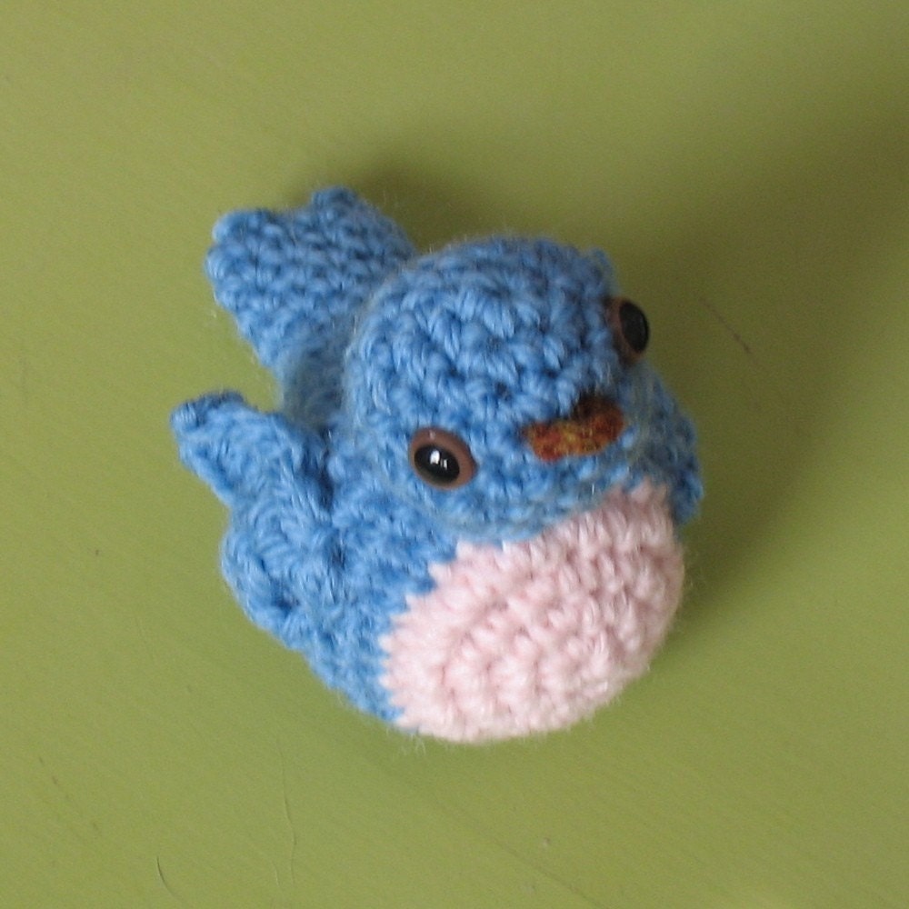 Bluebird PDF CROCHET PATTERN Handmade Luxury Fiber Amigurumis & Patterns