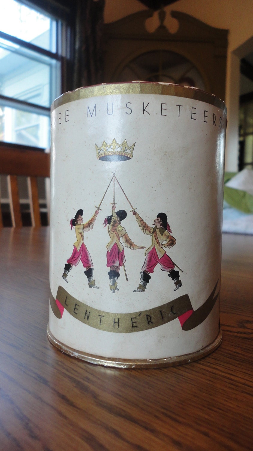 Vintage Lentheric Three Musketeers Shave Cologne Set