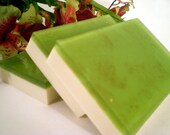 Brown Sugar and Fig Soap with Brown Sugar Scrub - Handmade Shea Butter and Glycerin Soap
