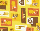 WILD ONEs, Cotton Interlock Knit Fabric, by the Fat Quarter, FQ