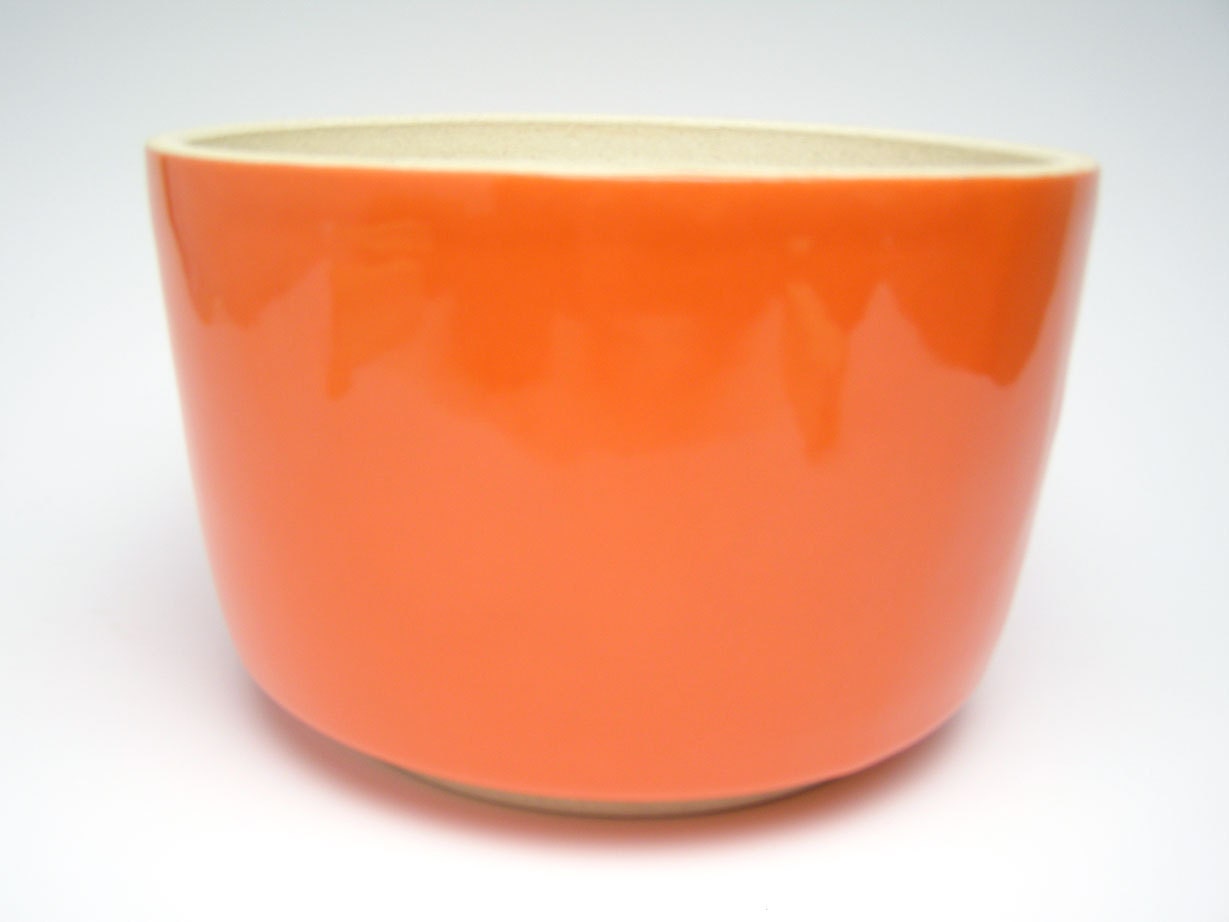 Orange Succulent plant pot 8 x 5 1/2 Scp 74 Discounted Free Shipping