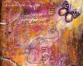 Life's Joy 8 x 10 print by mixed media artist June Pfaff Daley