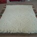 Stunning Hand-Crocheted 3-D Fringed Afghan