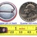 BICYCLING 7 pins/buttons cyclist/messenger/bag/bike/bmx
