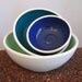 Nesting Bowls in Cool Tones