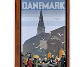 DENMARK 1- Handmade Leather Photo Album - Travel Art