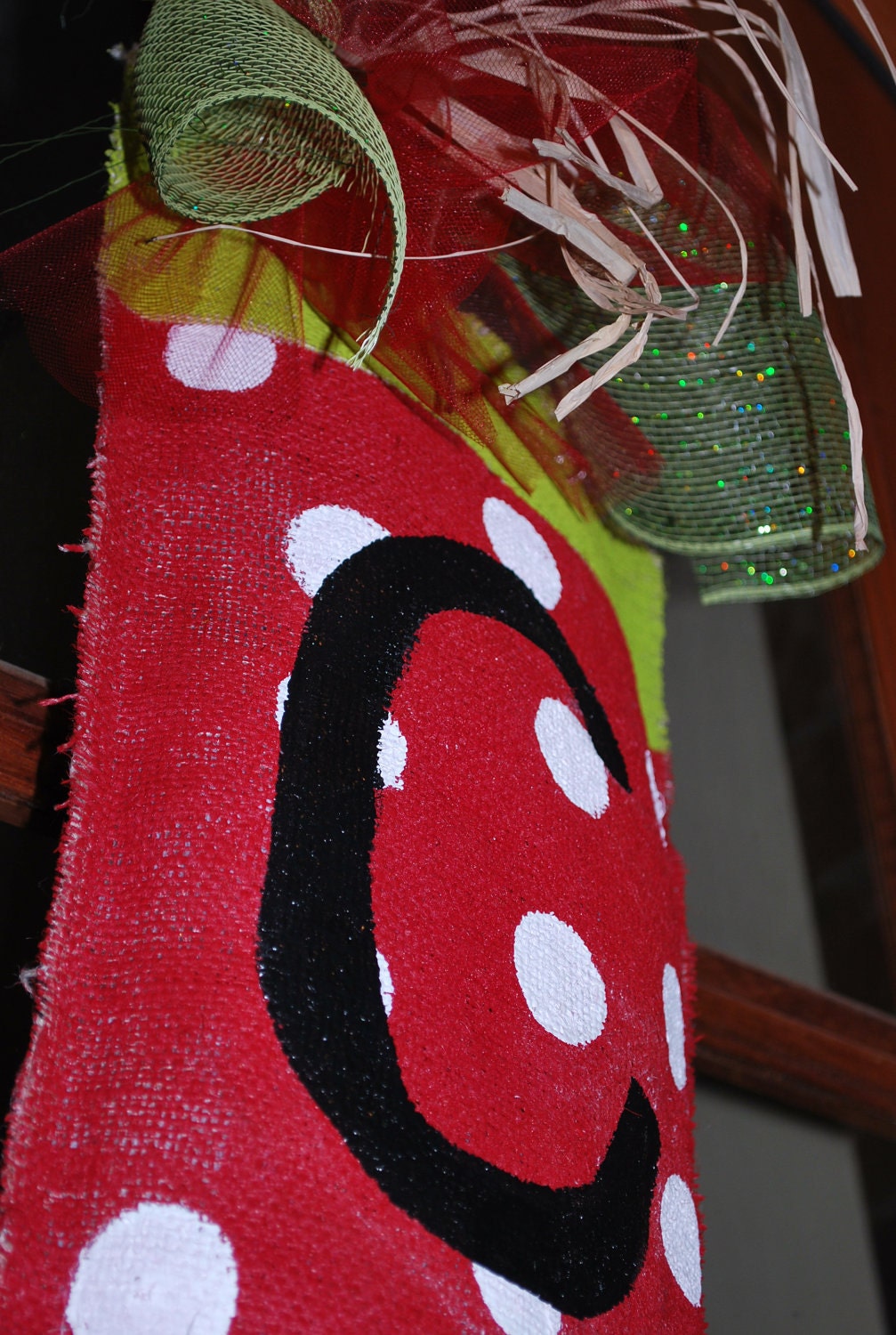 Burlap Door Hanger