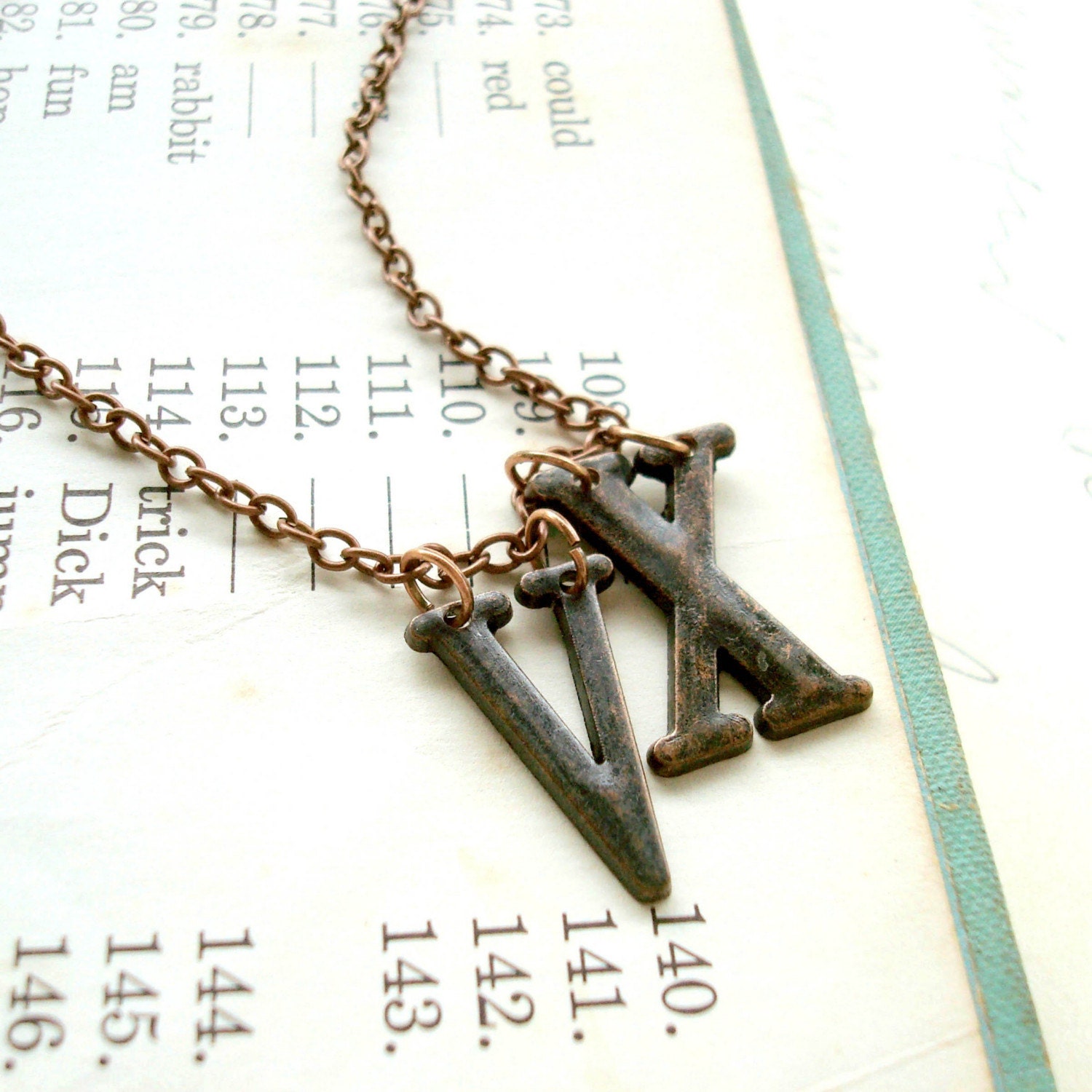 Double Personalized Initial Necklace