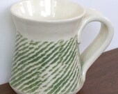 Green Rope Inlay Stoneware Mug