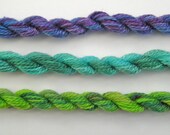Hand dyed cotton perle no5 embroidery thread collection