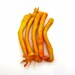 Silk carrier rods, hand dyed - golden yellow, lemon, bright yellow