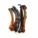 Silk carrier rods - hand dyed - light brown, spice, grey, charcoal