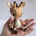 Giraffe Plush Art Doll, Rafi (Made to Order)