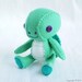 Turtle Plush Art Doll, Sullivan (Made to Order)