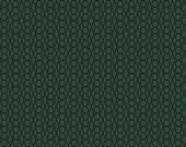 SALE---1 yard---Dark Green Jewel in Outwitted, Outfoxed, Lizzy House, Andover Fabrics