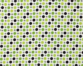 Flea Market Fancy---Flower and Dot in Green--1 yard--Denyse Schmidt for Free Spirit Fabrics